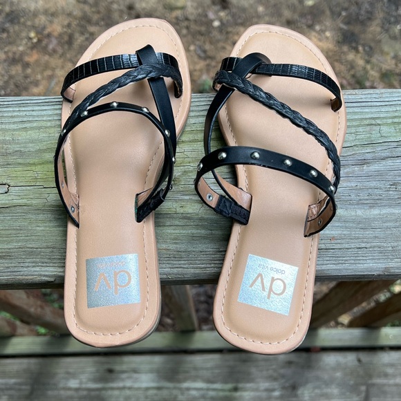 NWT DV by Dolce Vita Strappy Jessa Thong Sandal  size 6.5 - Picture 8 of 12